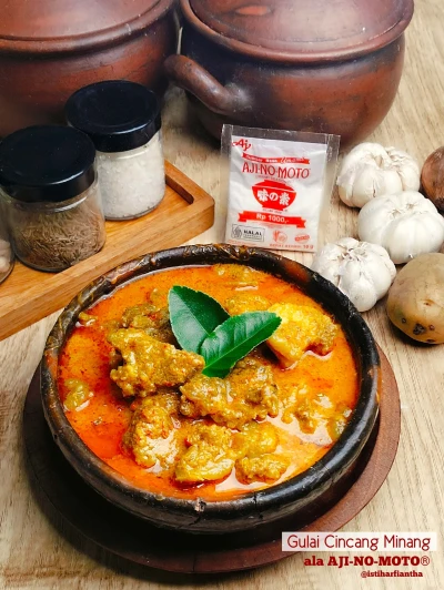 "GULAI CINCANG MINANG ala AJI-NO-MOTO®
