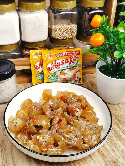 " Kikil Pedas Oseng Telur ala Masako® "