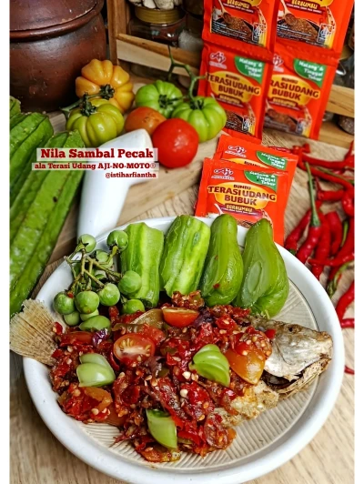 " Nila Sambal Pecak ala Terasi Udang AJI-NO-MOTO® "