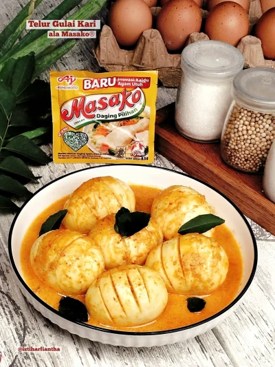 " Telur Gulai Kari ala Masako® "