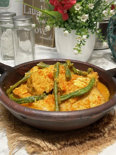 Asam Padeh Tahu Kacang Panjang