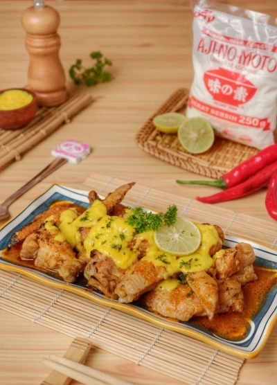 AYAM BAKAR MADU SAUS KEJU