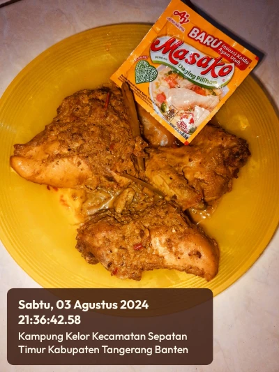 Ayam bumbu kuning ala masako