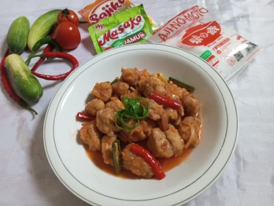 Ayam Crispy Saus Asam Manis ala mom Shireen