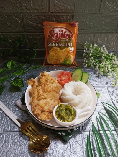 Ayam Geprek Crispy Cabe Hijau