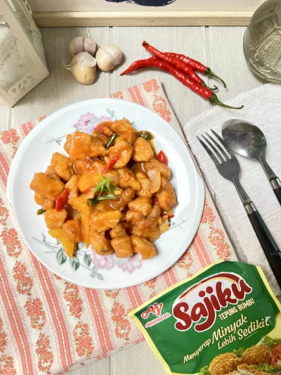 Ayam Goreng Crispy Saus Asam Manis
