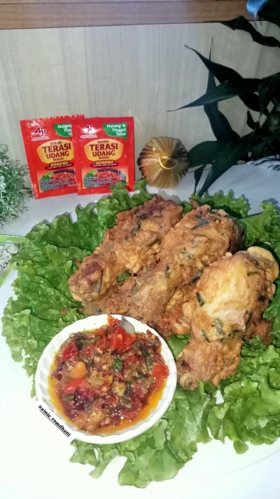 Ayam Goreng Terasi daun Jeruk