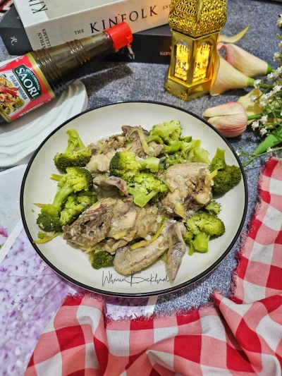 Ayam Kukus Jahe Mix Brokoli