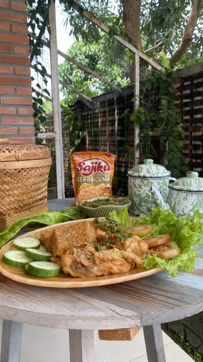 Ayam Penyet Cabe Ijo