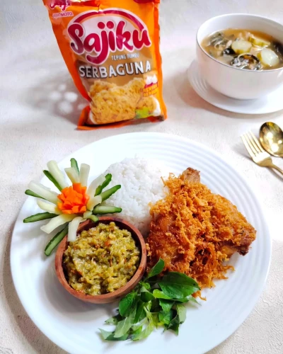 Ayam Penyet Cabe Ijo