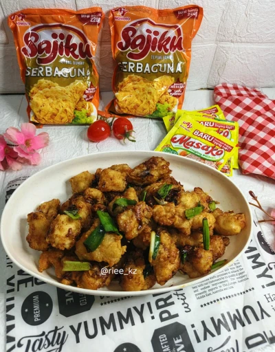 Ayam Popcorn Crispy Manis ala Sajiku