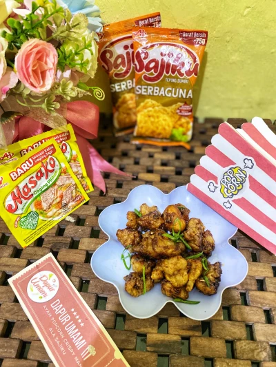 Ayam Popcorn Crispy Manis Ala Sajiku - Mampir Dapur Ramadan