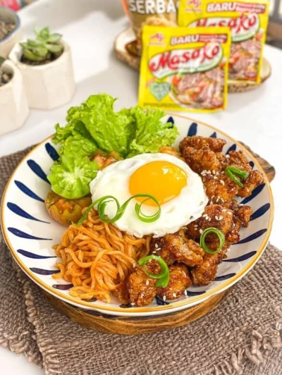 Ayam Popcorn Crispy Manis ala Sajiku