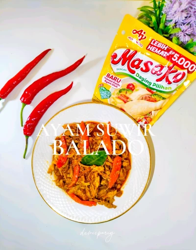 Ayam Suwir Balado ✨