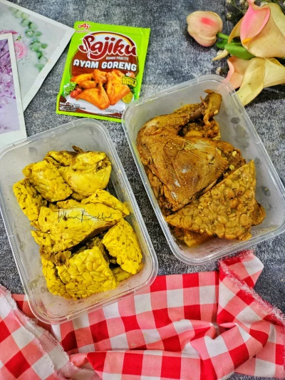 Ayam Ungkep Kuning & Ayam Bacem ala Sajiku