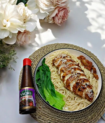 Bakmi ayam panggang bulgogi