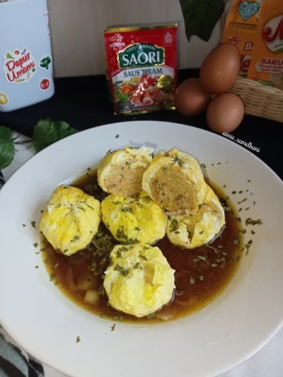 Bakso selimut Telur siram Saori ®a