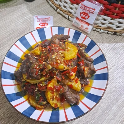 Balado daging kentang ala Ajinomoto®