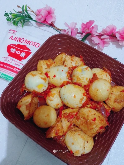 Balado telur tahu