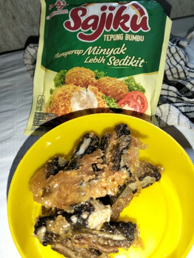 Belut goreng ala Sajiku Tepung Bumbu