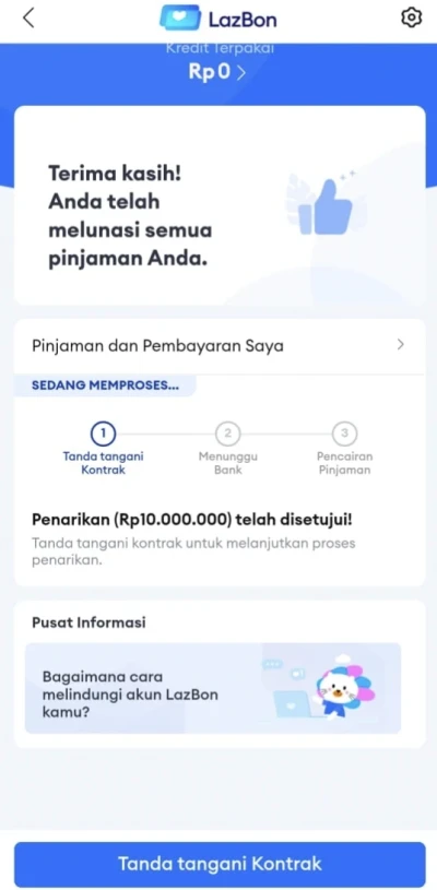 Berikut ini Cara Pembatalan Pinjaman di Lazbon proses cepat dan mudah