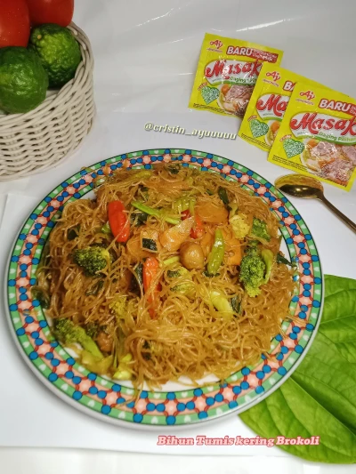 Bihun Tumis kering Brokoli 🥦