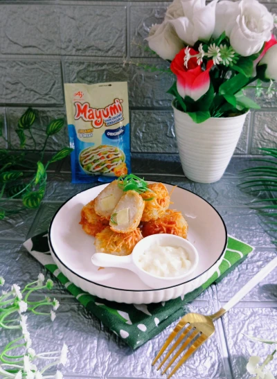 Bola Bola Ayam Mayo Keju Rambutan