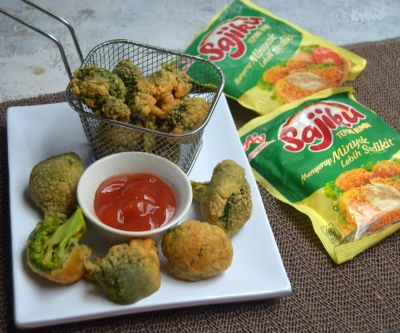 Brokoli Sajiku Tepung  #Brokolicious