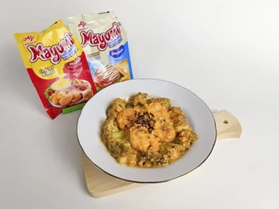 Brokoli Udang saus mentai ala mayumi #Brokolicious