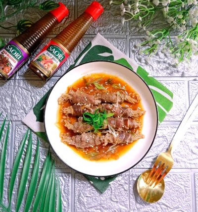 Bulgogi Beef Enoki Roll