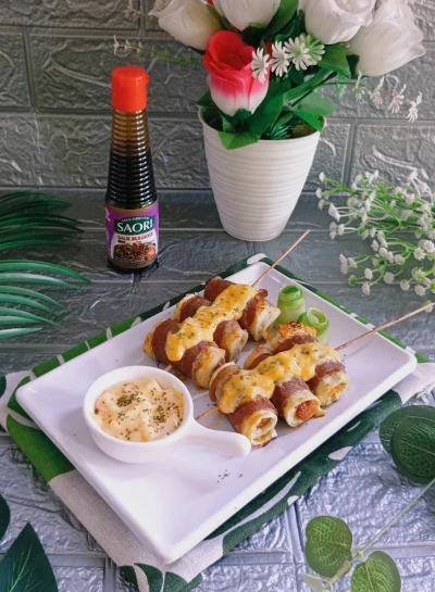 Bulgogi Bread Satay with Spicy Aioli Dip