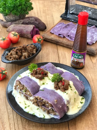 BULGOGI LASAGNA ROLL UBI UNGU