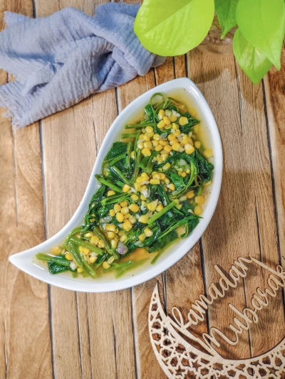 Cah Kangkung Jagung Saus Tiram