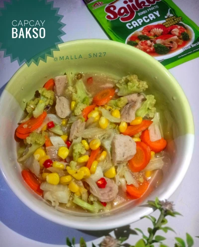 Capcay bakso