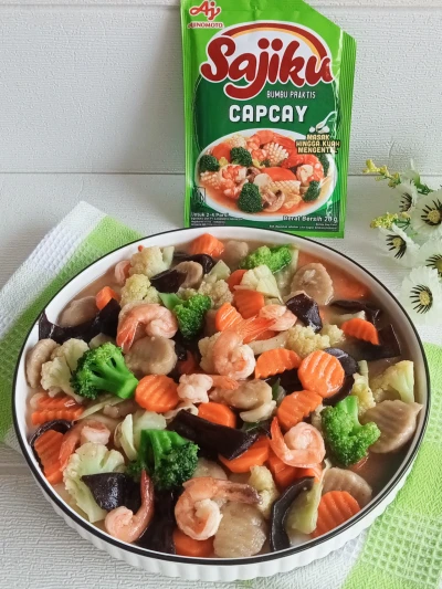 Capcay Udang ala Sajiku