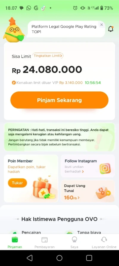 Cara membatalkan pinjaman Adapundi