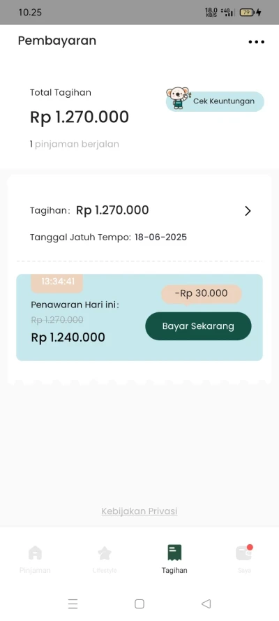 Cara membatalkan pinjaman BantuSaku