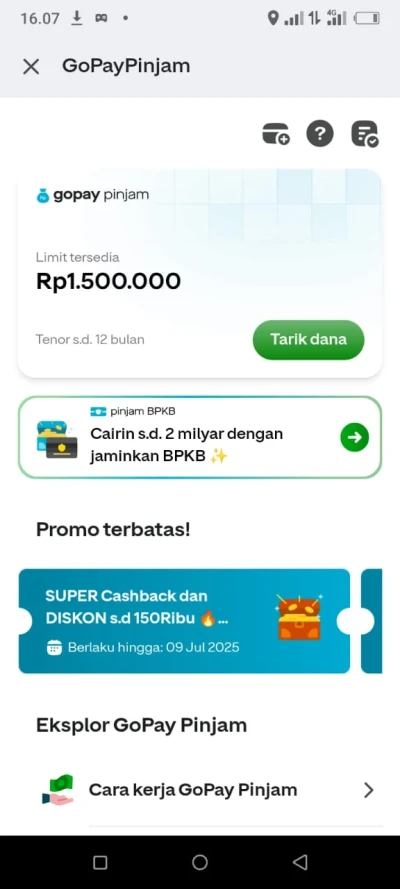 Cara membatalkan pinjaman gopay pinjam ini ala caranyaa.