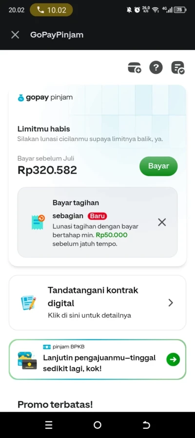 Cara Membatalkan Pinjaman Gopay pinjam