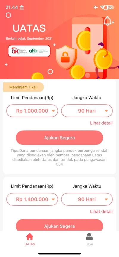 Cara membatalkan pinjaman UATAS ala bantuannya