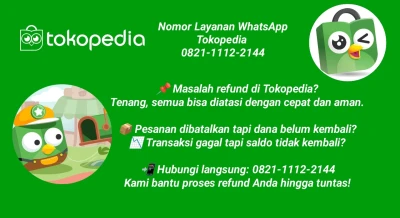 Cara menghubungi WhatsAppTokopedia?