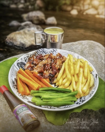 CHICKEN BULGOGI AND MATCHA