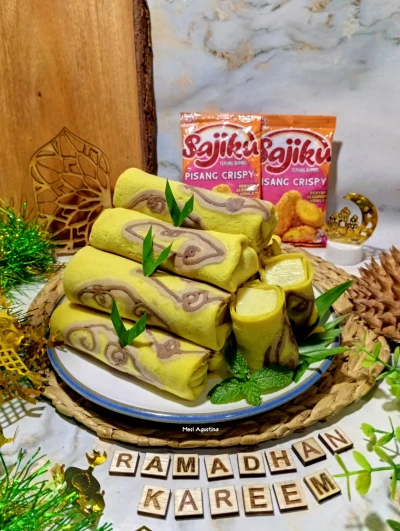 Crepes Gulung Megamendung Durian