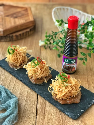 CRISPY SHRIMP BALL with BULGOGI CREAM SAUCE