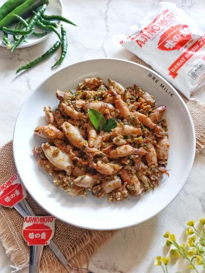 Cumi Asin Sambal Ijo