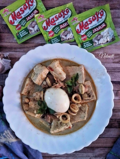 Cumi Tahu Telur Santan ala Masako