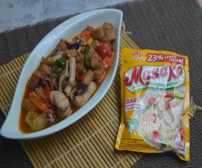 Cumi Tumis Tempe Gembus