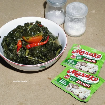 Daun Singkong Tumis Udang Rebon