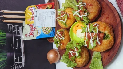 Donat crispy sosis
