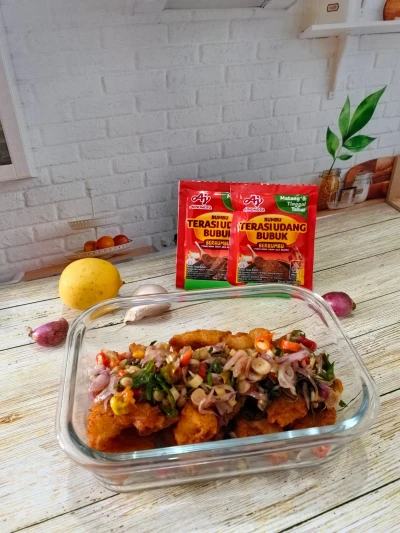 Dori Sambal Matah (Ajinomoto Terasi Udang Bubuk)